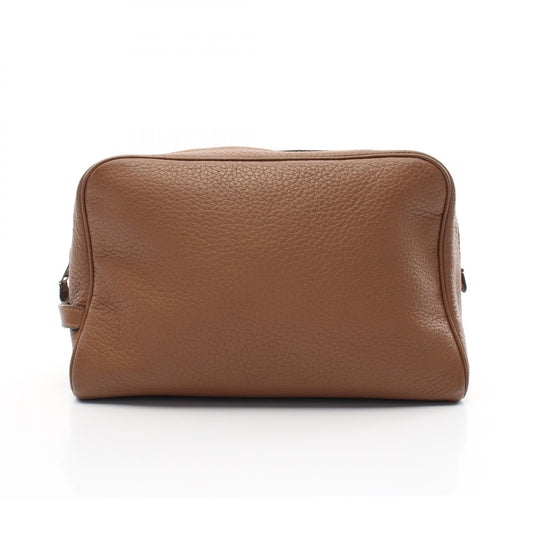 Hermes Victoria GM Clutch Bag Brown
