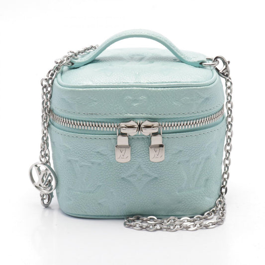 Louis Vuitton Leather Micro Vanity Handbag