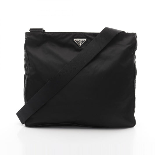 Prada Nylon Saffiano Leather Shoulder Bag