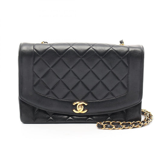 Chanel Lambskin Diana Flap Shoulder Bag A01165