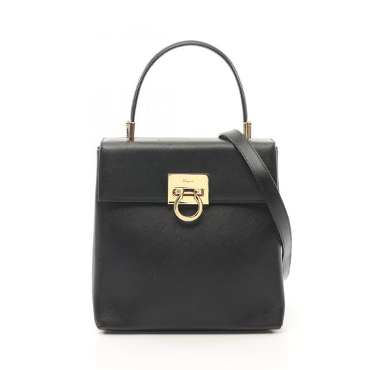 Salvatore Ferragamo Leather Gancini Handbag