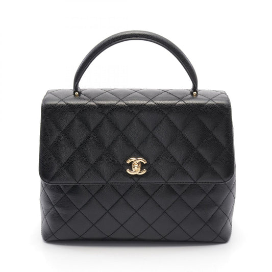 Chanel Matelasse Leather Handbag Black