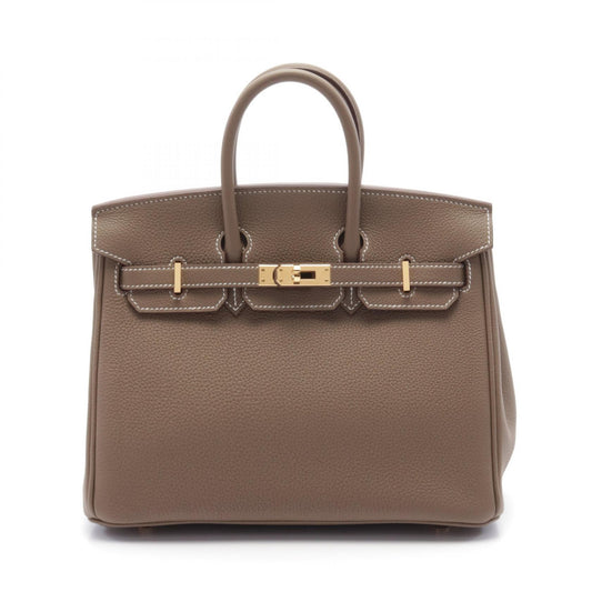 Hermes Birkin 25 Togo Handbag Brown
