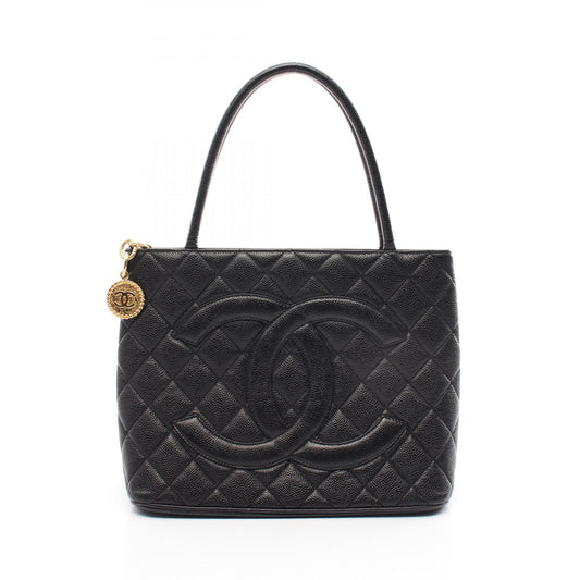 Chanel Leather Reissue Tote Bag Black A01804