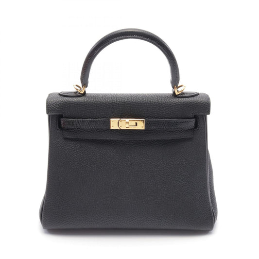 Hermes Kelly 25 Touch Exotic Leather Handbag