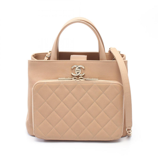 Chanel Leather Business Affinity Shoulder Bag