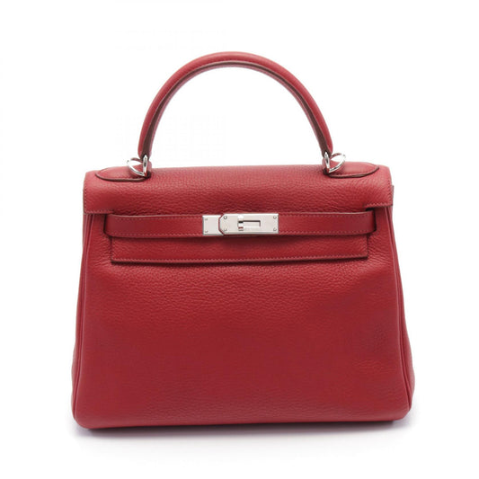 Hermes Kelly 28 Togo Handbag Red