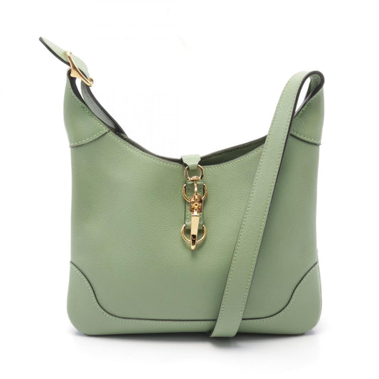 Hermes Trim Duo 24 Shoulder Bag Green