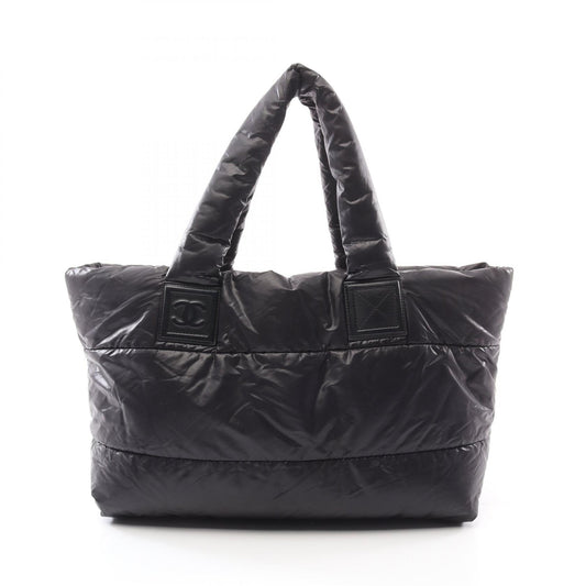Chanel Coco Cocoon MM Nylon Leather Tote Bag