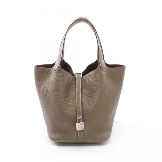 Hermes Picotin Lock MM Leather Handbag