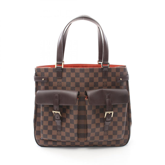 Louis Vuitton Damier Canvas Leather Tote Bag N51128