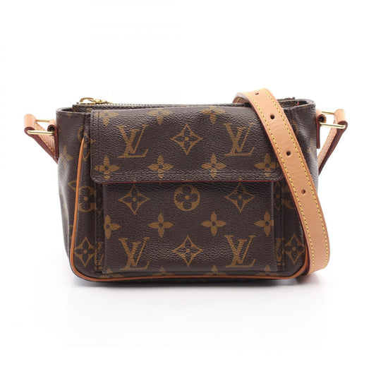 Louis Vuitton Vivacite PM Shoulder Bag Brown