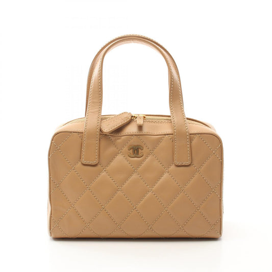 Chanel Leather Wild Stitch Handbag A20666