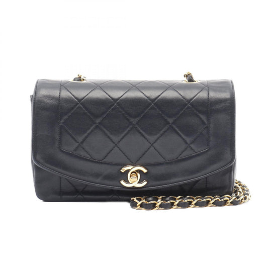 Chanel Lambskin Diana Flap Shoulder Bag A01164
