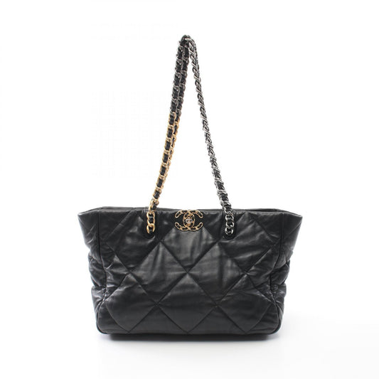 Chanel Lambskin CHANEL19 Matelasse Tote Bag