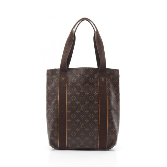 Louis Vuitton Monogram Canvas Leather Tote Bag M53013