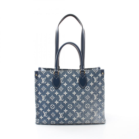 Louis Vuitton OnTheGo MM Monogram Jacquard Denim Tote Bag M59608