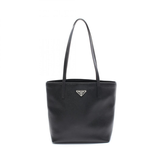 Prada Leather Tote Bag Black