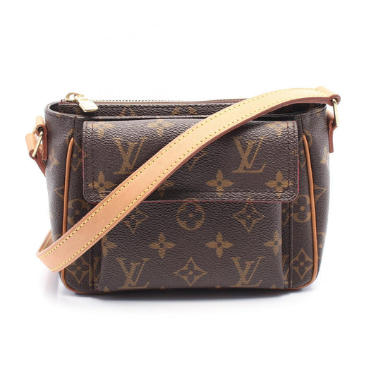 Louis Vuitton Vivacite PM Shoulder Bag Brown
