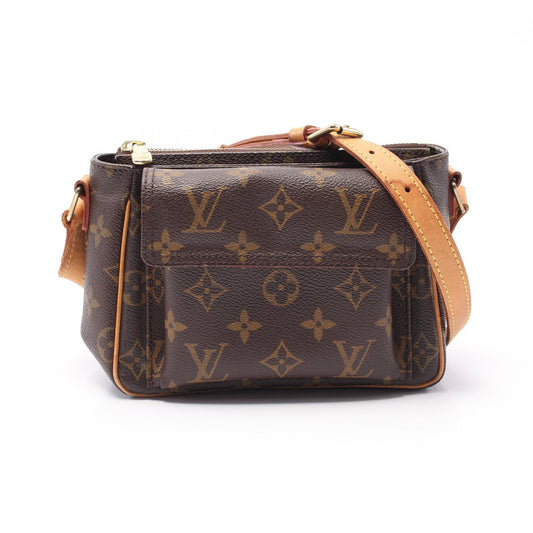 Louis Vuitton Vivacite PM Shoulder Bag Brown