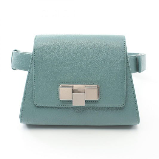 Bottega Veneta Leather Waist Bag Green