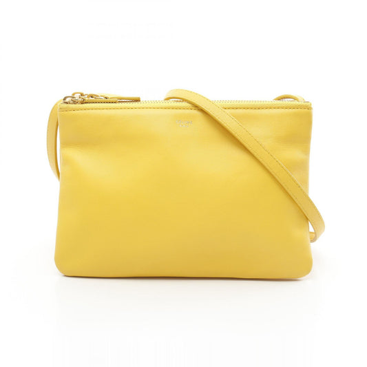 Celine Trio Small Leather Shoulder Bag