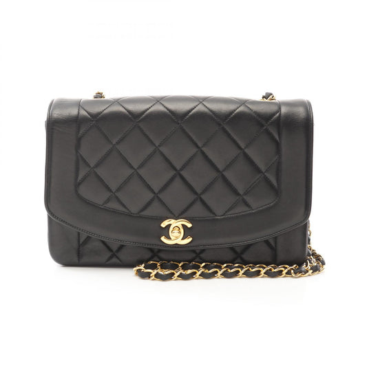 Chanel Lambskin Diana Flap Shoulder Bag A01165