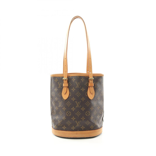 Louis Vuitton Monogram Bucket PM Handbag M42238