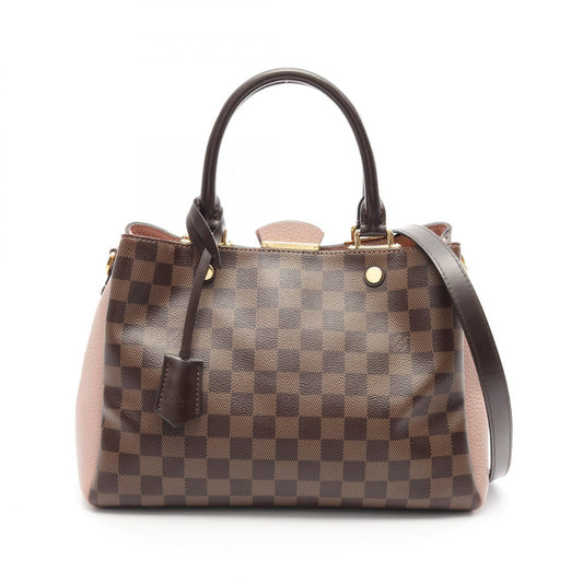 Louis Vuitton Brittany Damier Ebene Magnolia Handbag