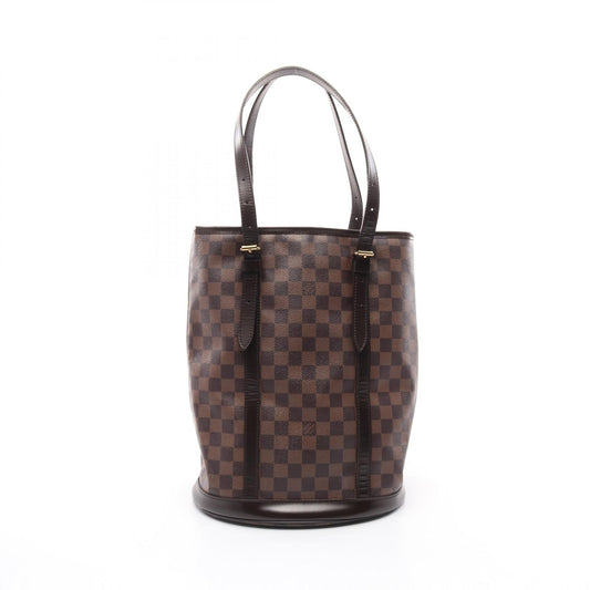 Louis Vuitton Damier Ebene Bucket GM Shoulder Bag