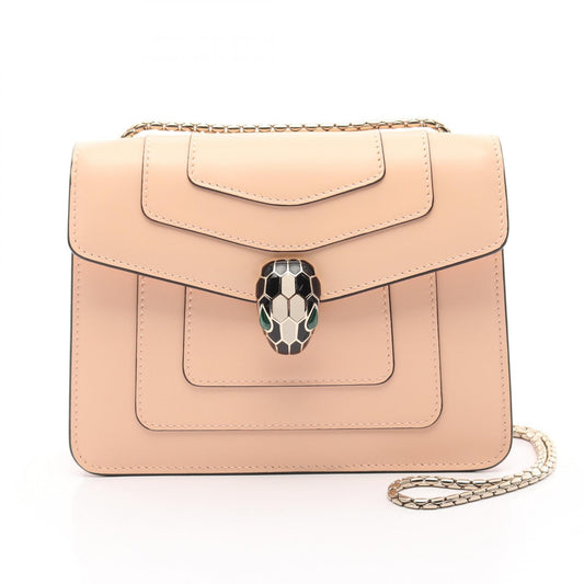 Bvlgari Serpenti Forever Leather Shoulder Bag