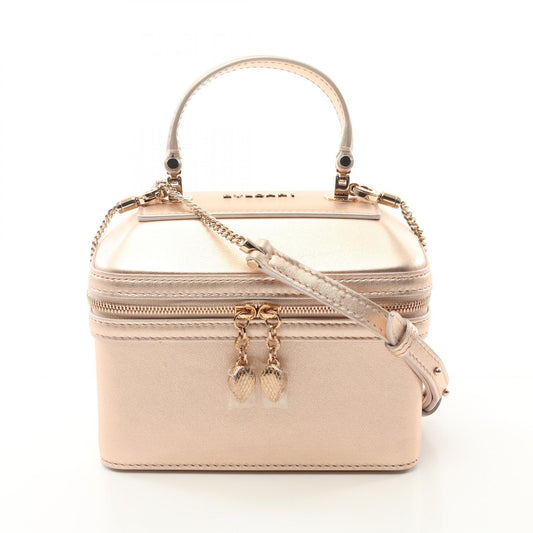 Bvlgari Leather Handbag Pink