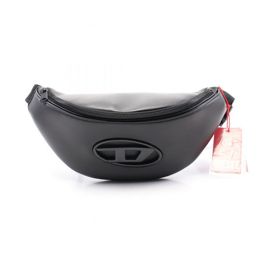 DIESEL Holi-D Leather Belt Bag Black