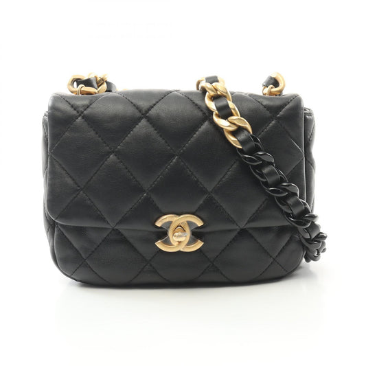 Chanel Leather Mini Matelasse Shoulder Bag