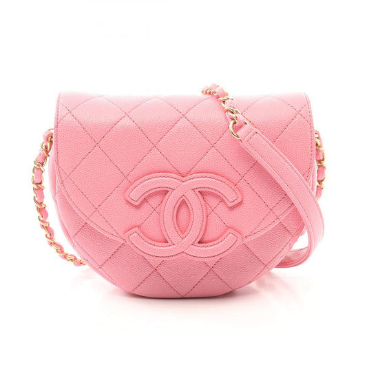 Chanel Caviar Mini Messenger Bag Pink
