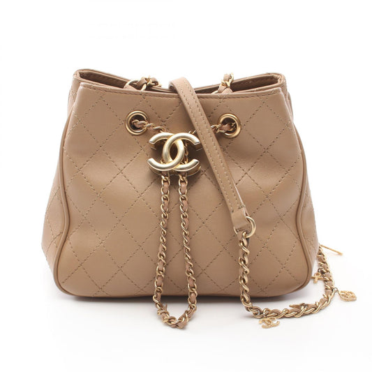Chanel Leather Matelasse Shoulder Bag AS0829