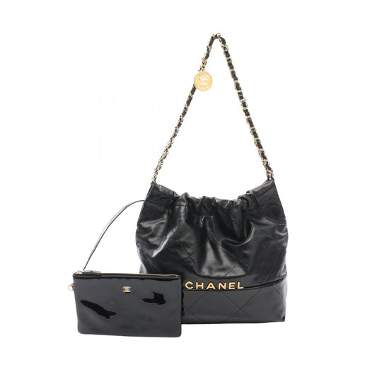 Chanel Matelasse 22 Small Shoulder Bag Black