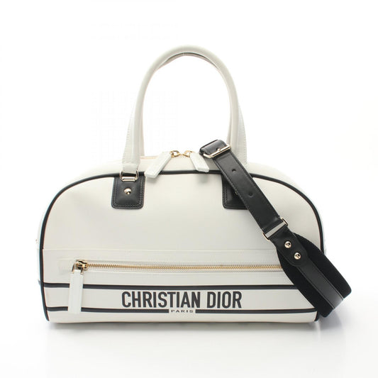Dior VIBE Medium Bowling Bag Leather Handbag