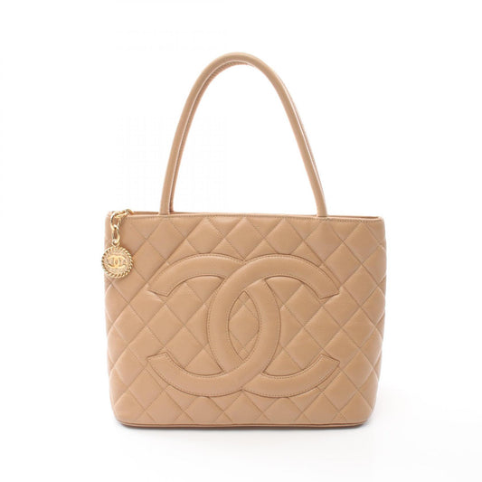 Chanel Leather Grained Calfskin Tote Bag A01804