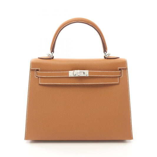 Hermes Kelly 25 Handbag Brown