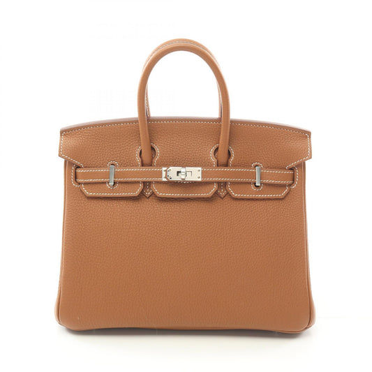 Hermes Birkin 25 Togo Handbag Brown