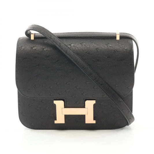 Hermes Constance 3 Mini Ostrich Shoulder Bag
