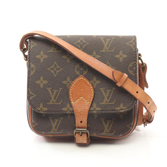 Louis Vuitton Cartouchiere PM Shoulder Bag Brown