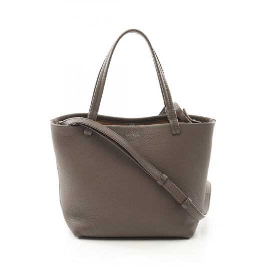The Row Park Tote Small Leather Bag