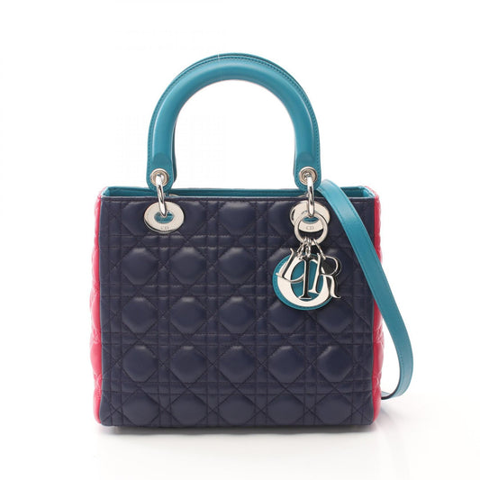 Dior Lady Dior Cannage Leather Handbag