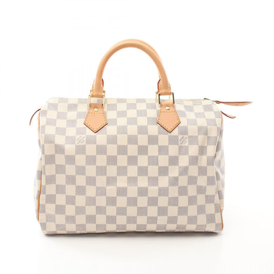 Louis Vuitton Speedy 30 Handbag PVC Leather