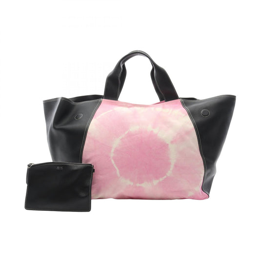 Celine Tie-Dye Canvas Leather Tote Bag