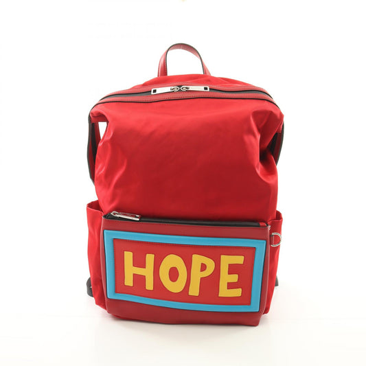 Fendi Nylon Leather Backpack 7VZ035