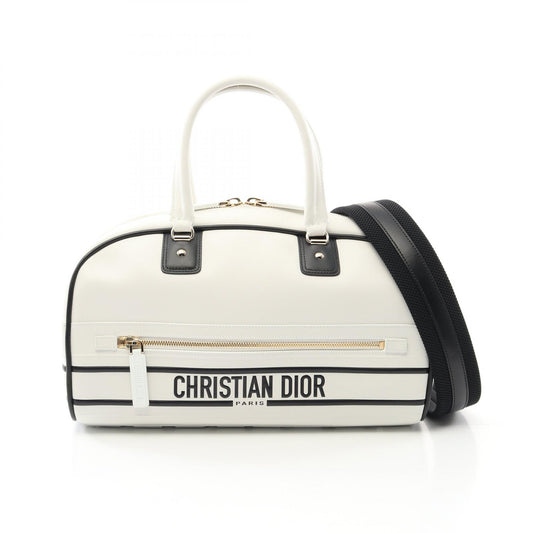 Dior VIBE Leather Bowling Handbag