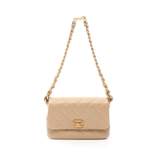 Chanel Lambskin Matelasse Shoulder Bag